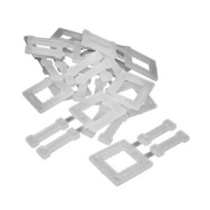 Kunststof gespen transparant